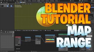 Blender tutorial - Gradient control with Map Range