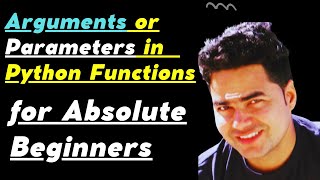 Function Arguments or Parameters in Python | Python Tutorial in Hindi