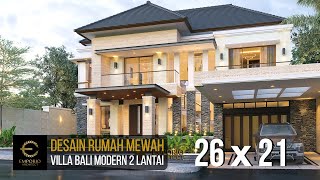 Ingin memiliki rumah dengan suasana villa Bali namun dengan tampilan modern?