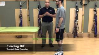 Pre-Hab ACL Repair: Standing Terminal Knee Extension (TKE)