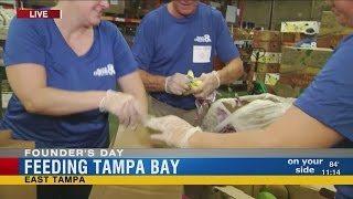 WFLA News Channel 8 volunteers for Founder’s Day of Caring