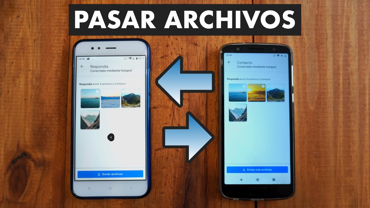 CÓMO PASAR FOTOS Y ARCHIVOS DE UN CELULAR A OTRO SIN INTERNET EN ...