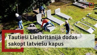 Tautieši Lielbritānijā dodas sakopt latviešu kapus