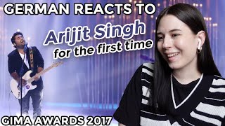 German Reaction | Arijit Singh LIVE at GIMA Awards 2017