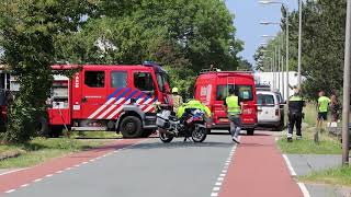 Forse gaslekkage na ongeluk tijdens inparkeren