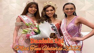 Winner !! Miss Peru Daniela Lei Miss Teen Universe 2022