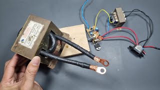 Successfully Made Battery Welding Machine Using Microwave Transformer