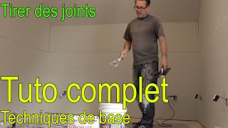 Techniques de base pour savoir comment tirer des joints de plâtre