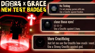DOORS x GRACE : New Test Badges & Speedrun [ROBLOX]