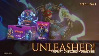 Riftbound Set 3 Unleashed Pre-Rift! Unboxing and Analysis! @riftbound #riftbound #prerift