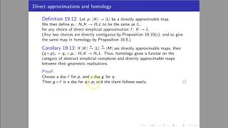 More direct simplicial approximation
