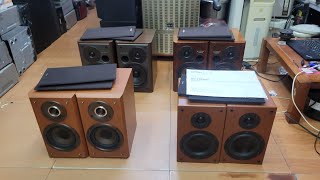 4 Loa bookshelf denon, onkyo này các anh ghép amply nghe nhạc hay lắm. giá từ 2.690k lh 0966594581