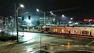 Video: Ice on MAX overhead wires creates sparks