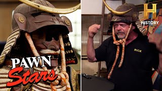 Pawn Stars Do America: Seller Wants $25,000 for Samurai Armor! (S2)