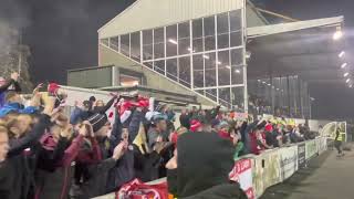 Saints Fans Celebrate Last Minute Winner In Dundalk!