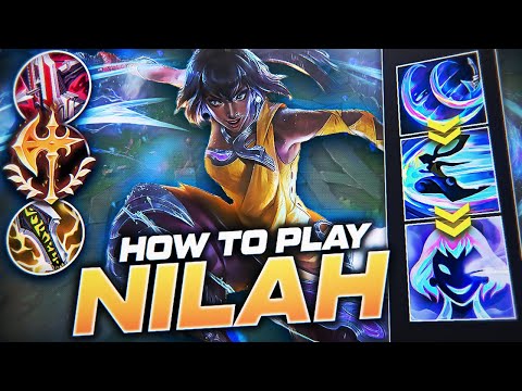 HOW TO PLAY NILAH & CARRY S+ | BEST Build & Runes | Season 12 Nilah ...