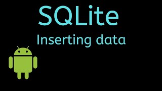 sqlite 2 - inserting data into database