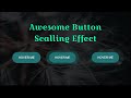 Button With Awesome Hover Scalling Effects Using Only HTML & CSS