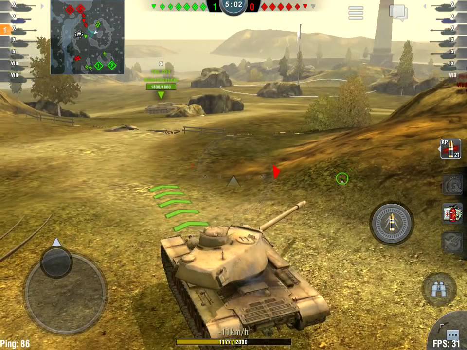 World Of Tanks Blitz - Gameplay - T110E5 - "Massacre" - YouTube