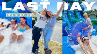 LAST DAY OF HIGH SCHOOL!! || first night of summer party
