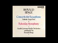 ronald binge 1910 79 concerto for alto saxophone and orchestra 1956