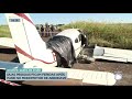 duas pessoas ficam feridas após pane no monomotor de aeronave