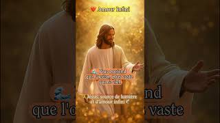 Amour Infini 🙏 💖 🌺 ✨ #jesus #jesuschrist #prièrechrétienne #foienaction #Jubilé2025 #foi