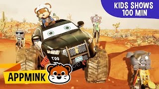 appMink Police Car, Police Helicopter & Firetruck Kids Show - kids movies compilation