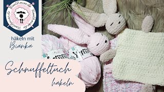 Schnuffeltuch häkeln / Häschen / Ostern / DIY / Rassel