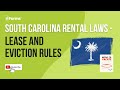 South Carolina Rental Laws Lease and Eviction Rules