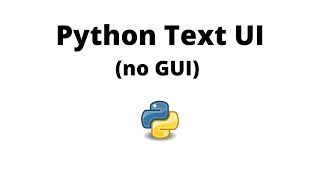 Python No GUI - ctypes & terminaltables