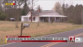7 dead in suspected Chatham County murder-suicide