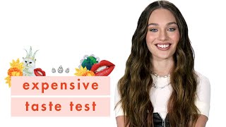 Maddie Ziegler Lowkey Cheated At Expensive Taste Test *OOPS* | Expensive Taste T