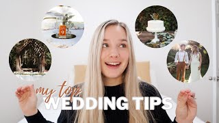 MY TOP WEDDING TIPS | My personal tips and tricks on wedding planning
