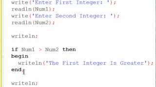 Free Pascal Program Tutorial 5 - If Statements - Lazarus