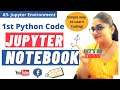 Jupyter Notebook Tutorial in Python | Introduction, Setup, Walkthrough | What is Jupyter Notebook #3