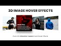 CSS 3D Image Hover Effects | Pure CSS Direction-Aware Card Hover Effects