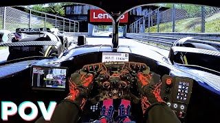 POV: Hamilton vs Verstappen at Monza in F1 23 | Fanatec CSL DD