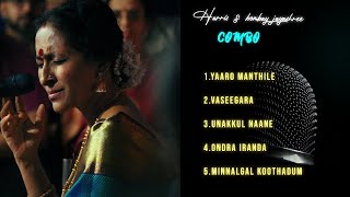 Harris jayaraj and bombay jayashree combo✨️ | Top 5 songs | #harrisjayarajmusical #bombayjayashree