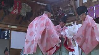 安芸太田町／長尾神社の湯立神楽