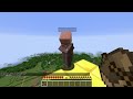 minecraftda qishloqi bilan bellashdim tunellar jangi artifact vs qishloqi