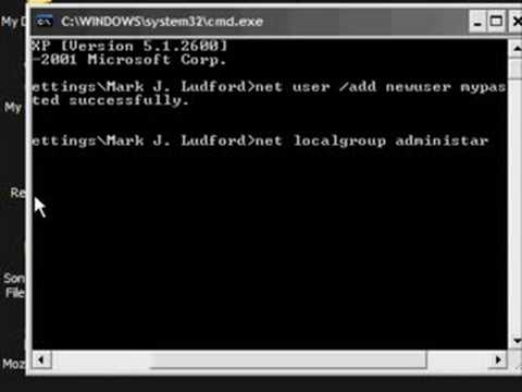 How To Create An Admin User Account via CMD How To Create An Admin User Account via CMD