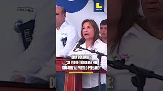 Dina Boluarte dijo que busca \