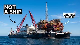 The Insane Engineering of the Ship´That Lifts Entire Oil Rigs