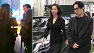 Song Ji hyo And Haha Meet Jang Dong Gun At The Galleria's Night event in Shanghai China