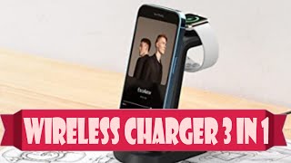 Wireless Charger 3 in 1, Ladestation Test Review Bewertung  18 W Blitzadapter, Induktive Ladestation