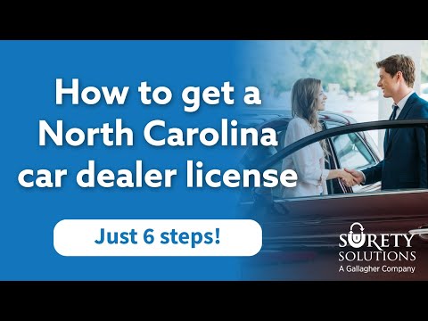 How to get a North Carolina Car Dealer License How to get a North Carolina Car Dealer License