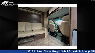 Remarkable 2015 Leisure Travel Unity Class B RV For Sale in Sandy, OR | RVUSA.com