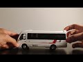 my 1 32 scale alloy model toyota coaster w lights u0026 sound white