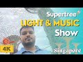 Supertree Grove Music and Light Show |Gardens by the Bay |4K| #supertreegrove #supertree #singapore